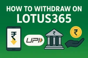 How to withdraw on lotus365