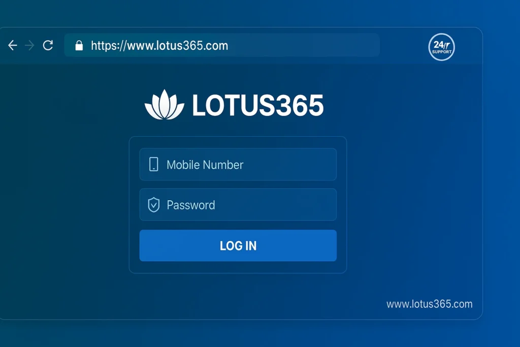 Lotus365 Signup