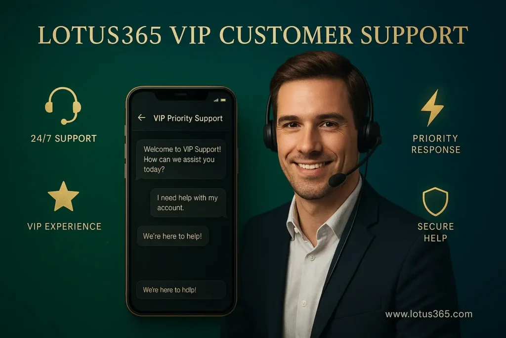 Elite customer service dashboard showing fast and secure VIP assistance.