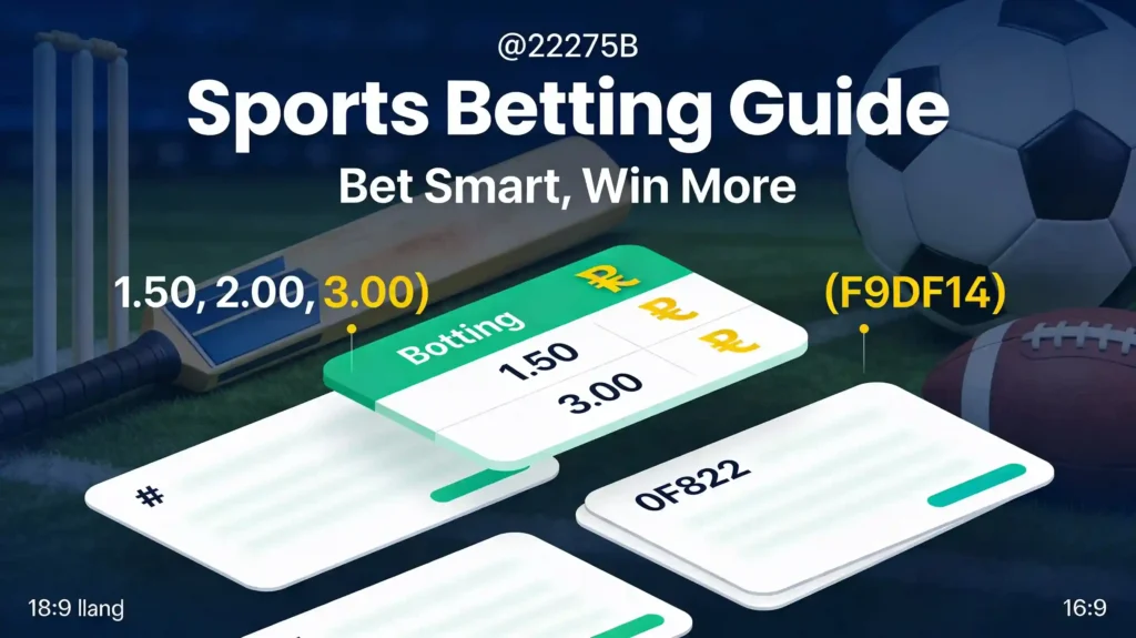 Sports Betting Guide Hero Image - Complete Guide to Smart Betting