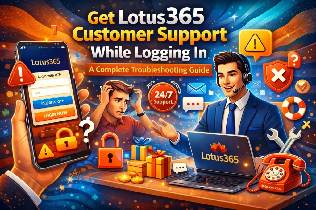 Lotus365 Customer support