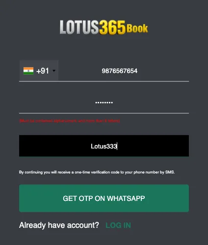 LOTUS365 ACCOUNT