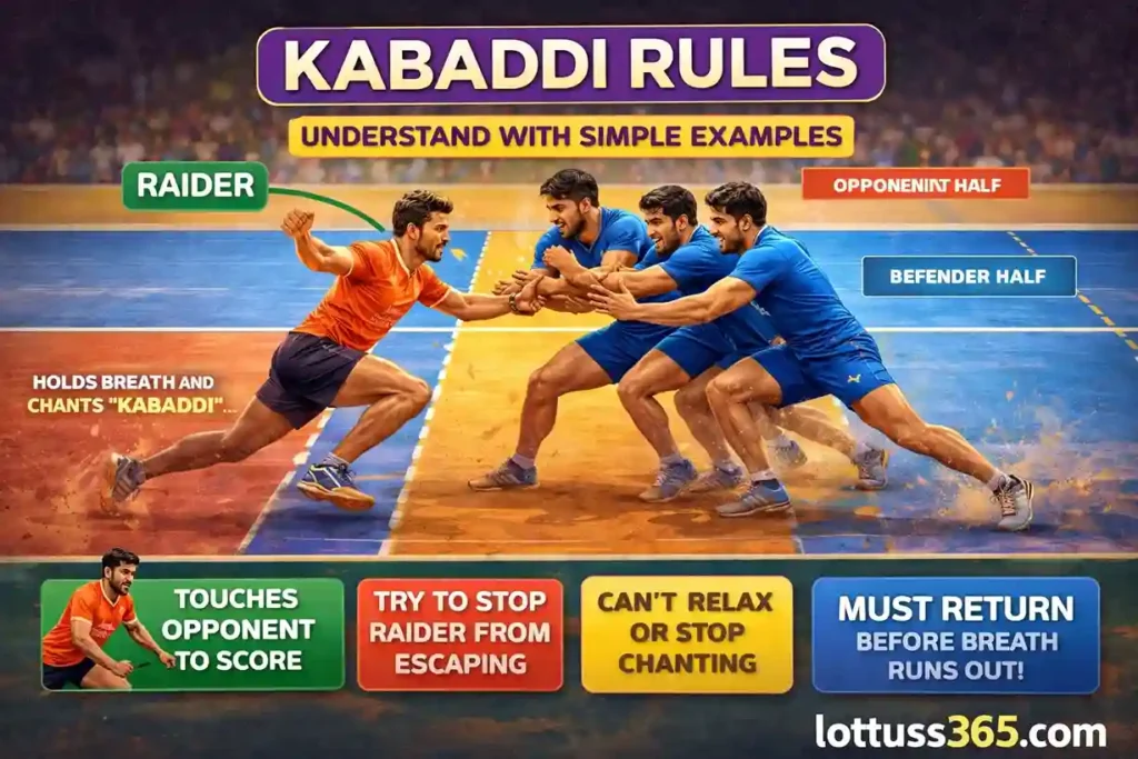 Kabaddi Court Size and kabaddi rules