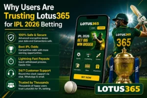 Trusting Lotus365 for IPL 2026
