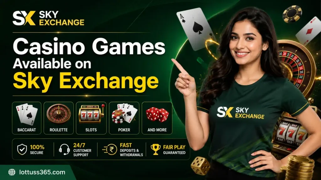 Casino Games Available on Sky Exchange